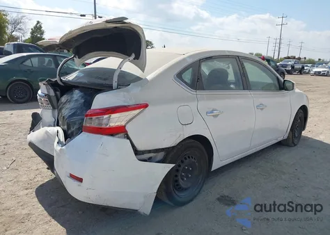 2013 Nissan Sentra S from USA, damaged, VIN 3N1AB7AP9DL755016